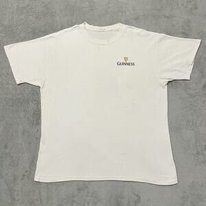 Guinness Shirt Mens XL Beige It's Alive Inside Short Sleeve Anvil Tee